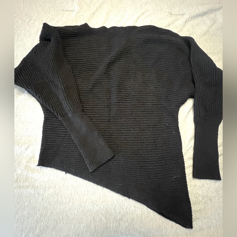Express asymmetrical sweater.